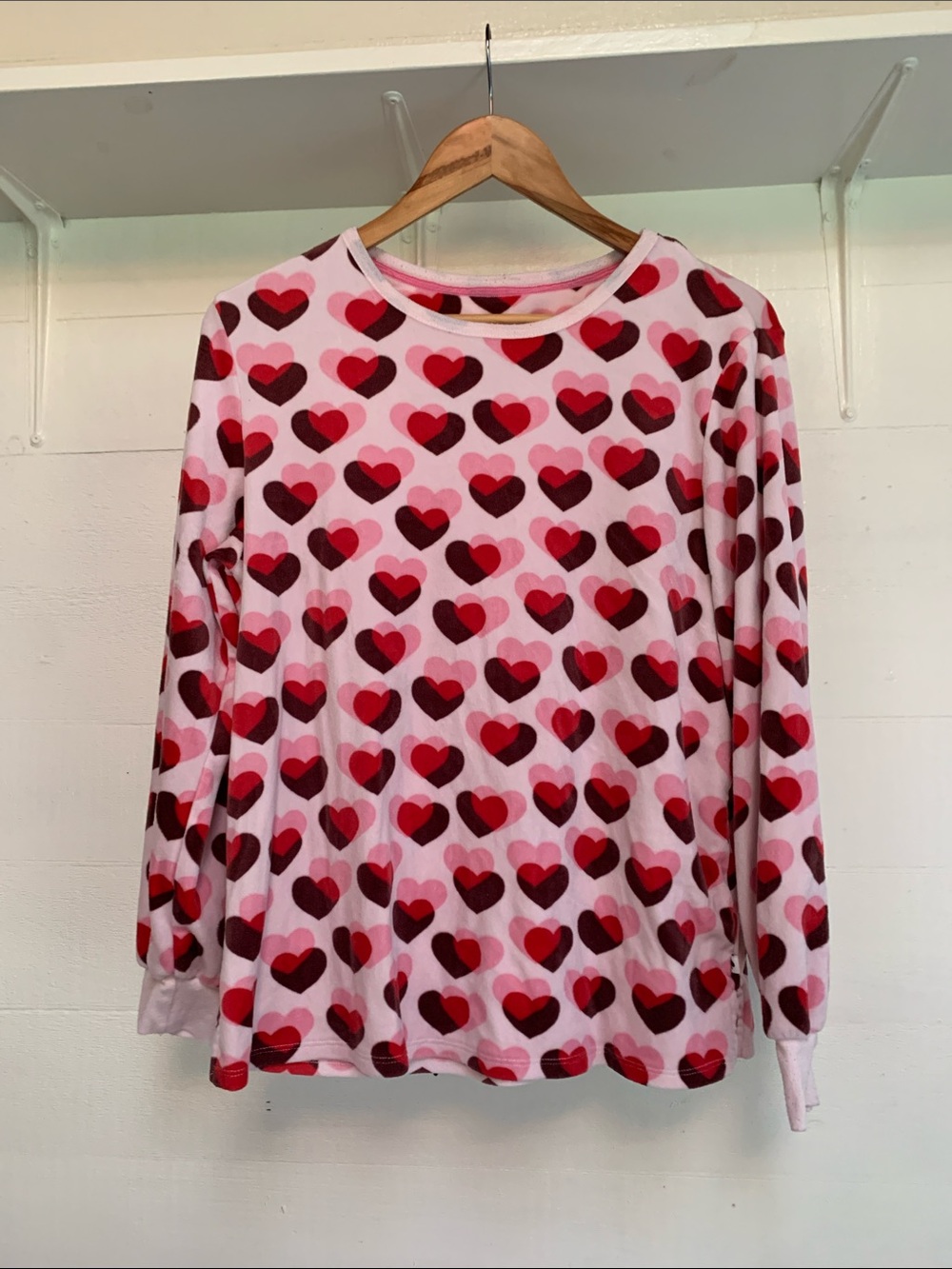 Pink Heart-Print Pajama Set - Picture 2 of 6